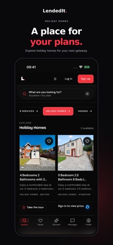LendedIt iPhone app Categories screen